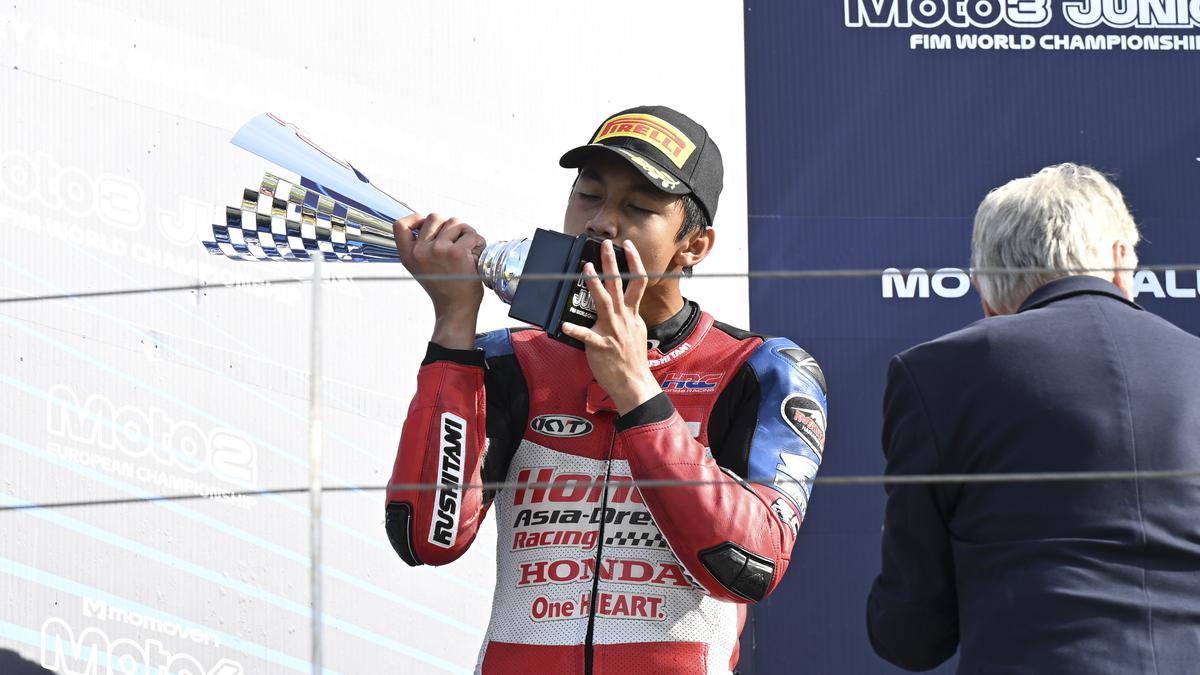 Kiandra Ramadhipa Nyaris Juara di Misano, Tutup Moto3 Junior 2026 dengan Empat Podium