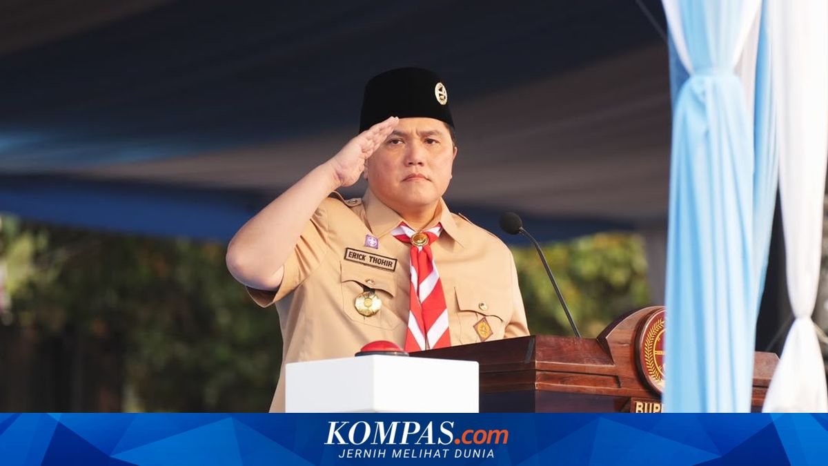Menpora Erick Thohir Dorong Peran Gerakan Pramuka dalam Penguatan Karakter Bangsa