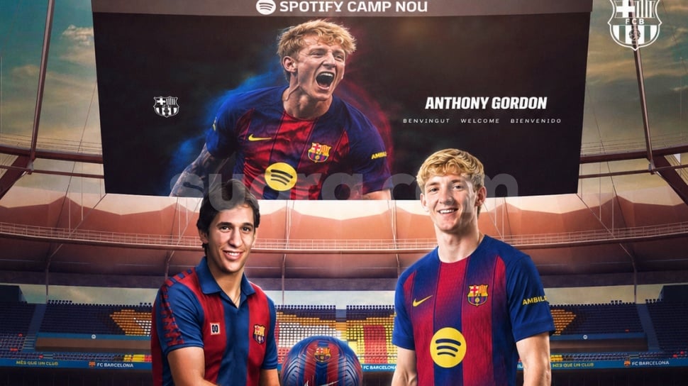 Krisis Striker Barcelona, Anthony Gordon Siap Main sebagai Nomor 9