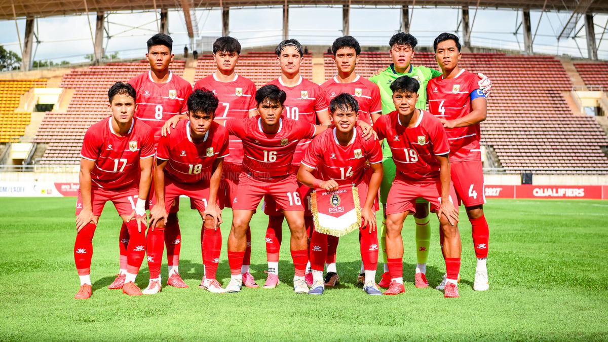 Timnas Indonesia U-20 Ungguli Australia di Babak Pertama, Gol Theo Leeming Jadi Pembeda