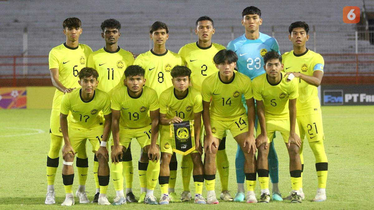 Tantang Indonesia, Malaysia Rilis 23 Pemain Jelang Kualifikasi Piala Asia U-20 2027,