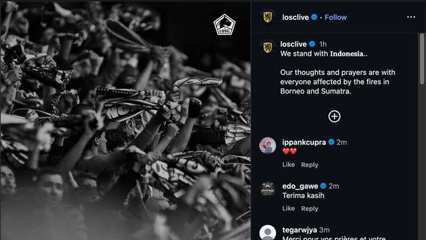 Klub Calvin Verdonk Doakan Indonesia yang Dikepung Asap Kebakaran Hutan