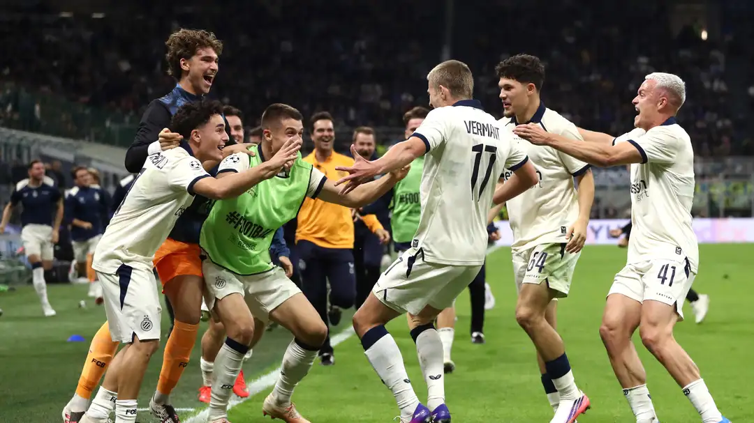 Video: 7 gol dan tamparan yang tak akan terlupakan, Club Brugge berkuasa di markas Inter