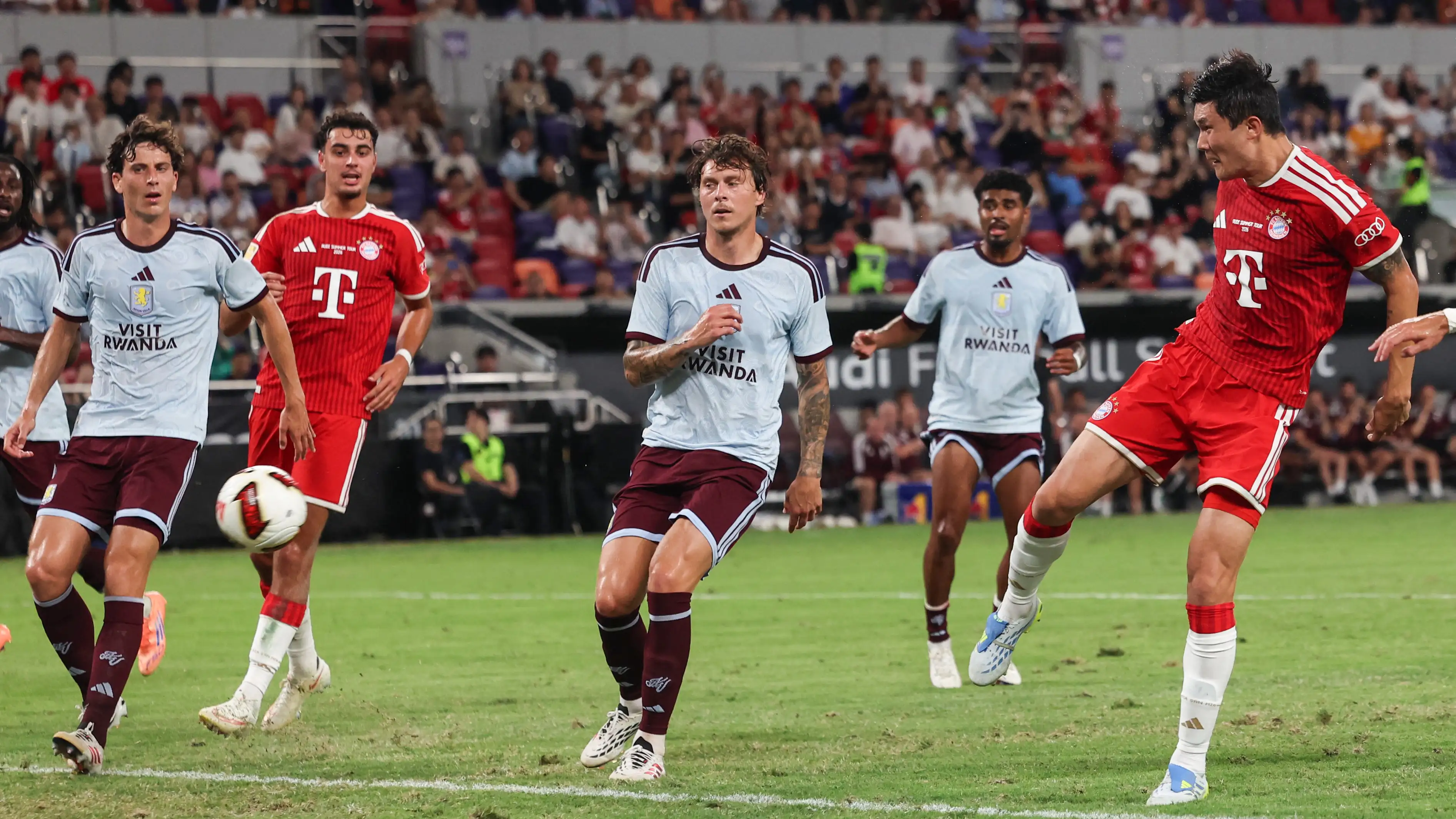 Video: Aston Villa Tumbang di Tangan Bayern Munich Jelang Piala Super Eropa