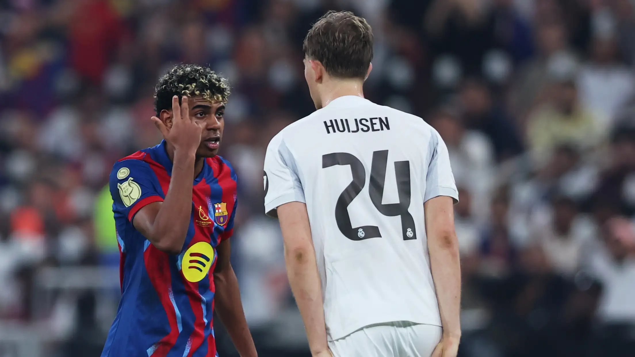 Foto: Yamal bereaksi atas kekalahan Real Madrid dengan tingkah yang mengundang perhatian