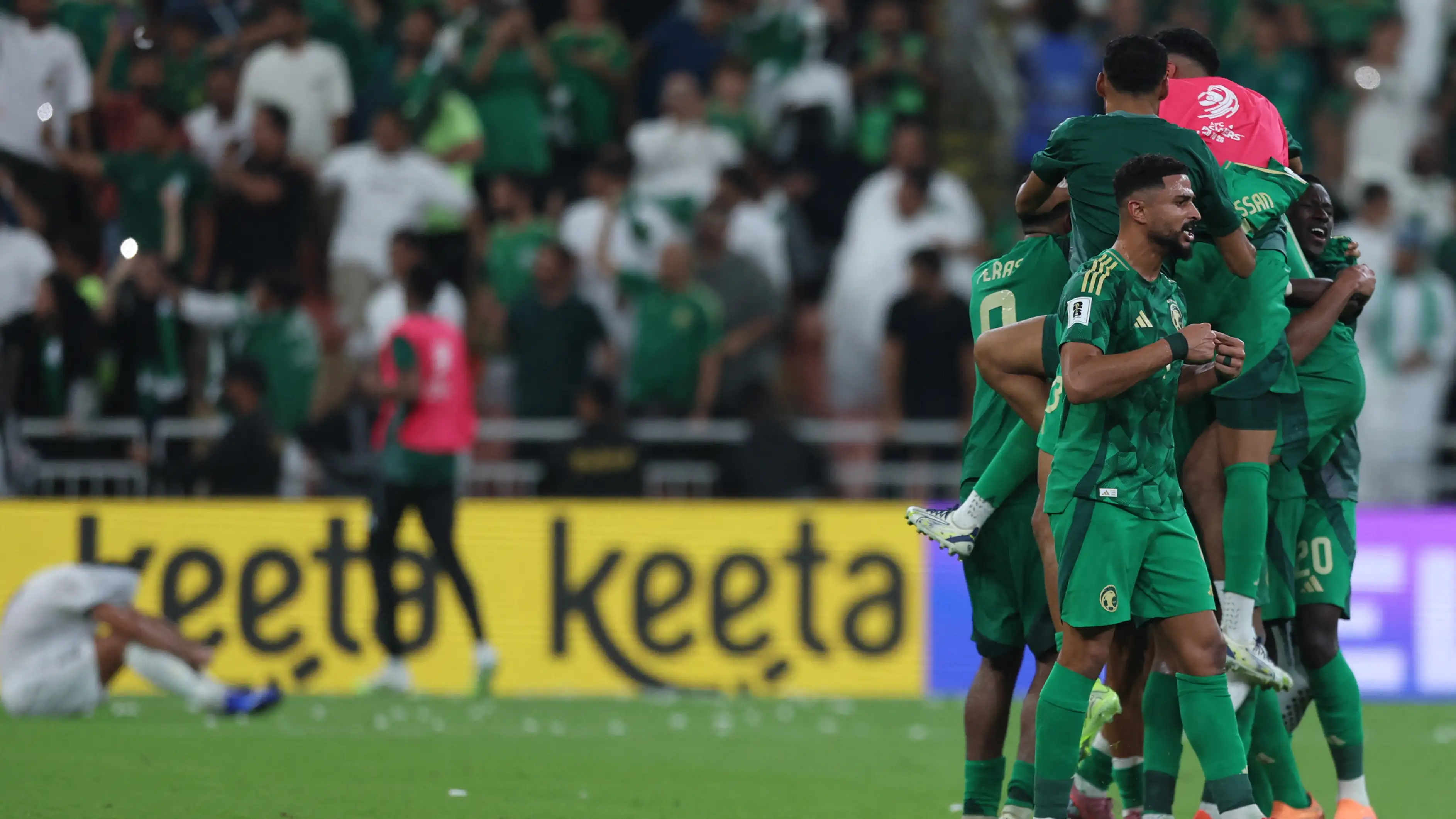Tembok pertahanan Al Hilal mendukung Timnas Arab Saudi dalam laga puncak melawan Qatar