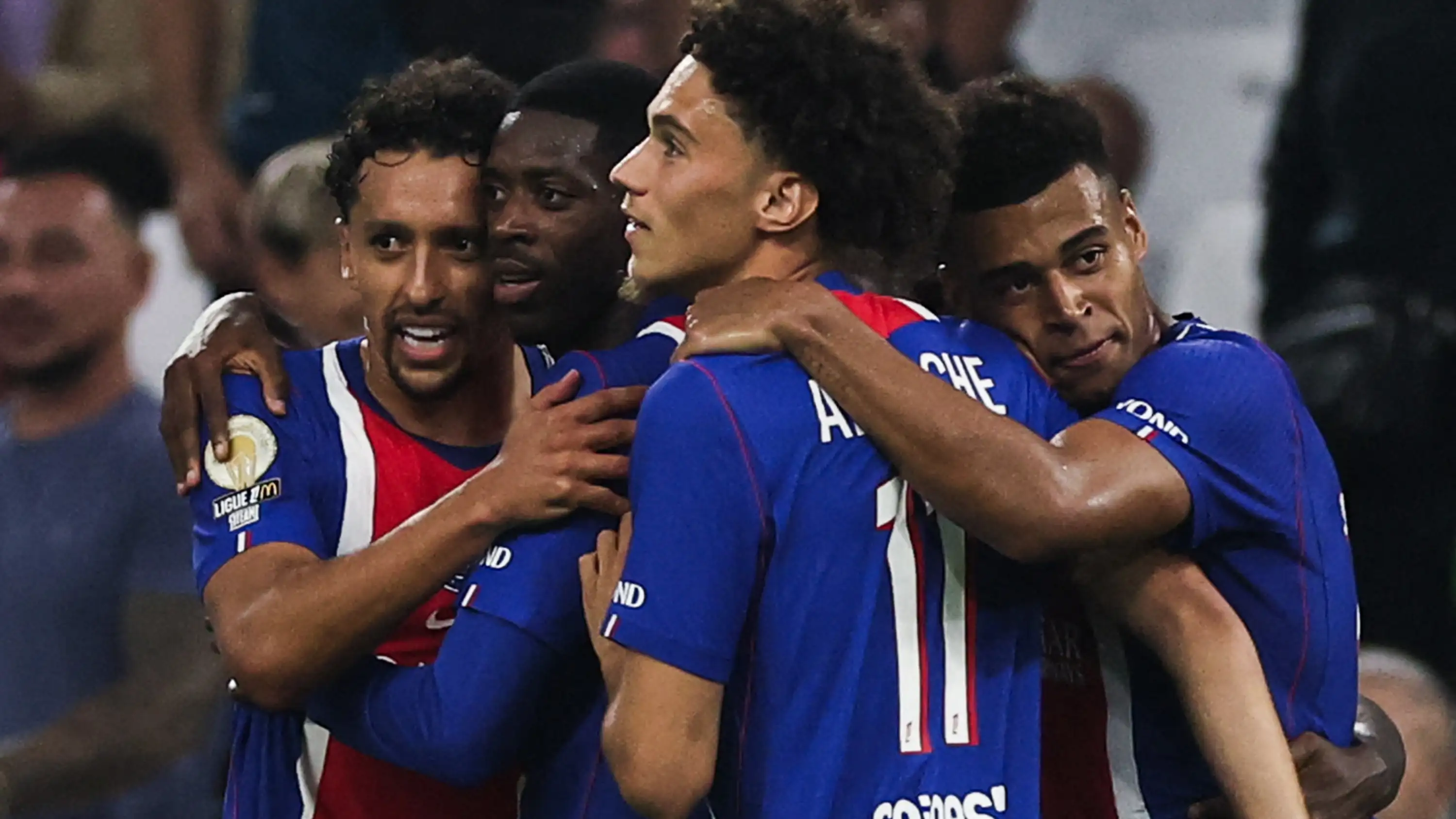 Rating pemain Paris Saint-Germain vs Marseille: Marquinhos bangkit untuk meredakan Classique yang panas saat Kvaratskhelia kesulitan