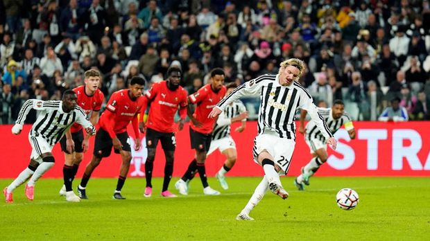 Hasil Liga Europa: Sengit, Juventus Vs Rennes Tuntas 2-2