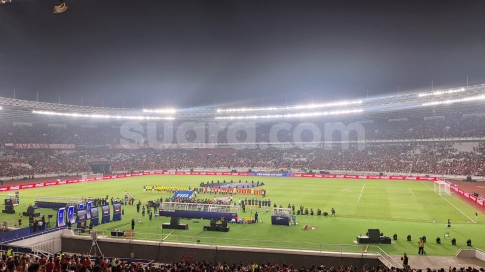 Duel Klasik Timnas Indonesia vs Malaysia di GBK Masih Banyak Kelihatan Bangku Kosong
