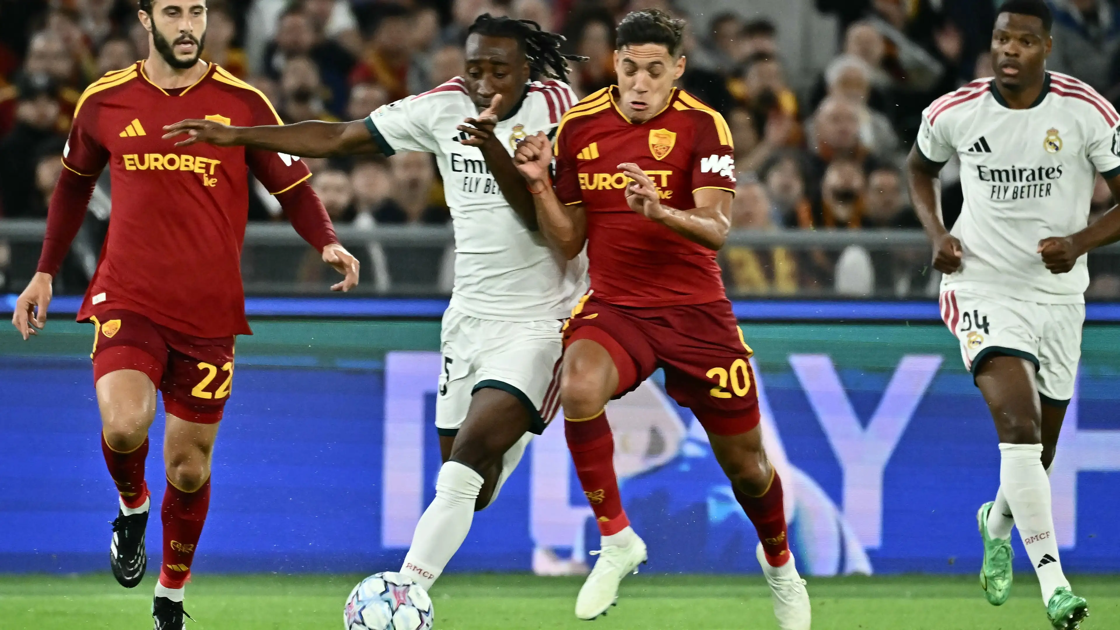 Berdasarkan angka: Diomande menjadi pelari ulang-alik Real Madrid menghadapi Roma
