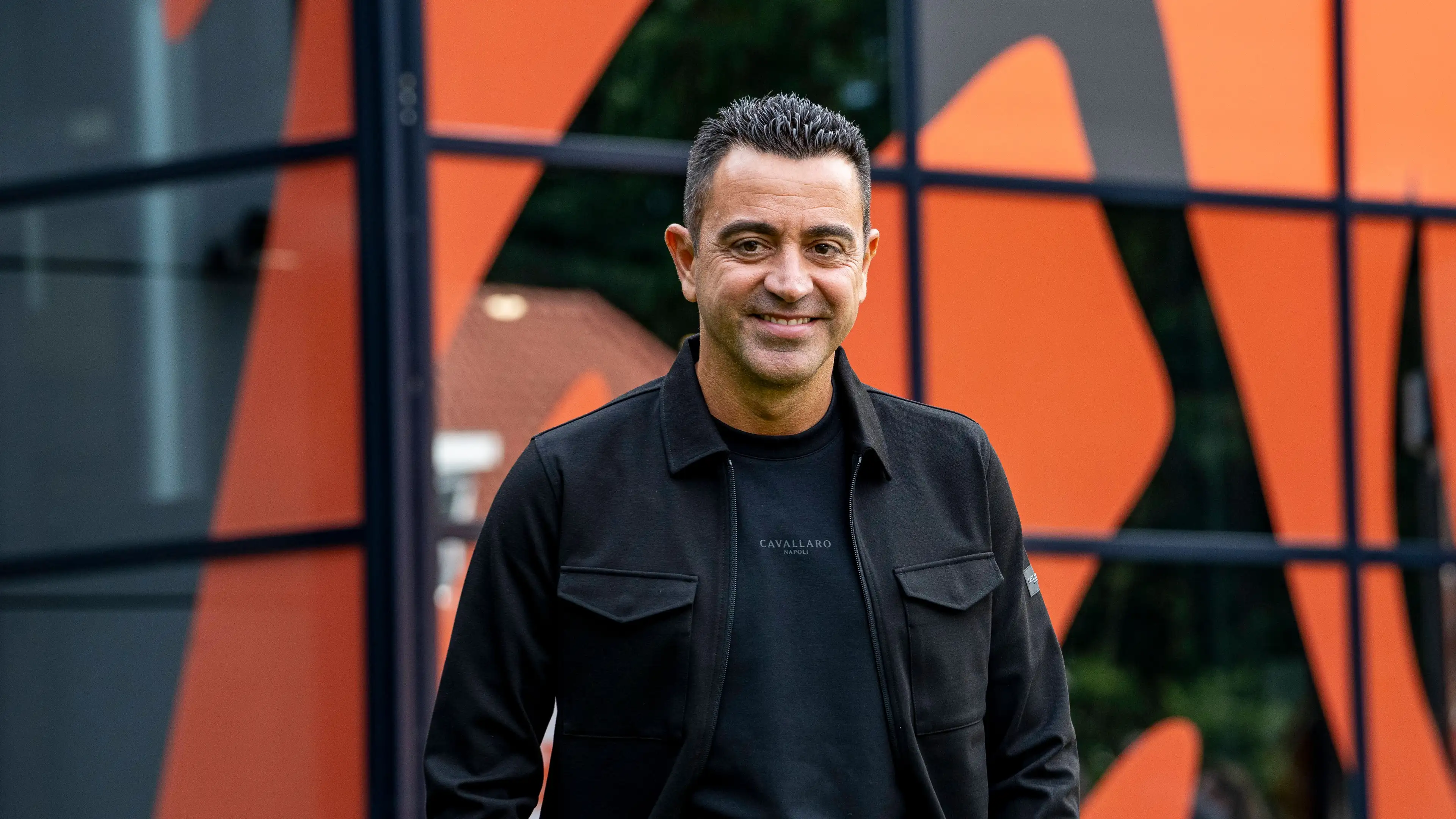 Xavi terlihat di tribun peserta Liga Champions asal Inggris