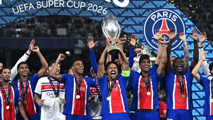 PSG Pertahankan Gelar Piala Super Eropa, Samai AC Milan dan Real Madrid