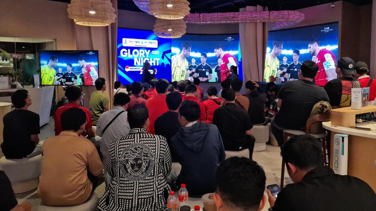 Suporter Garuda Penuhi Venue Nonton Bareng Timnas Indonesia vs Malaysia