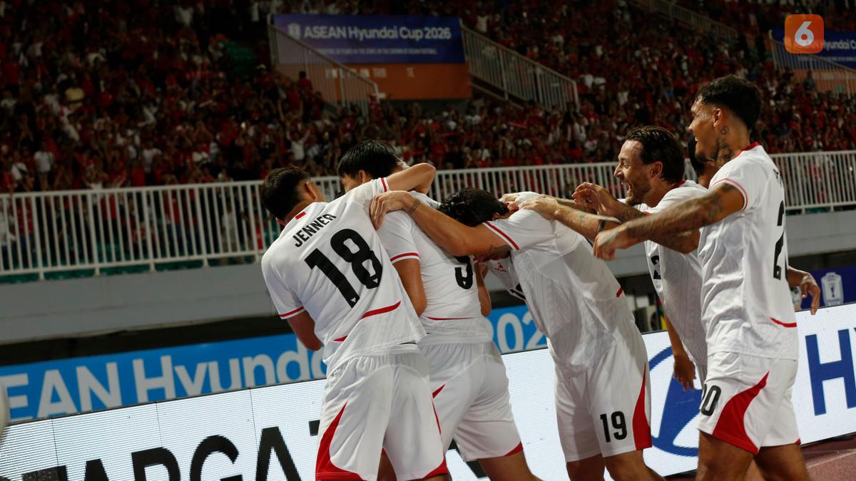 Singapura vs Indonesia Sudah Mulai, Dapatkan Link Live Streaming Piala AFF 2026