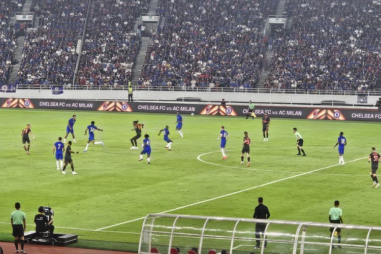 Live Chelsea Vs AC Milan 3-0: Joao Pedro dan Caicedo Tambah Gol The Blues