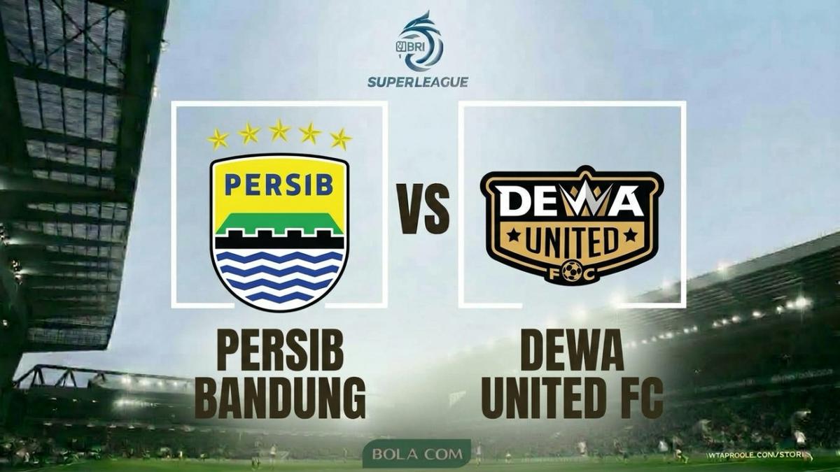Sempat Tertinggal 0-2, Persib Bandung Paksa Dewa United Imbang di Si Jalak Harupat