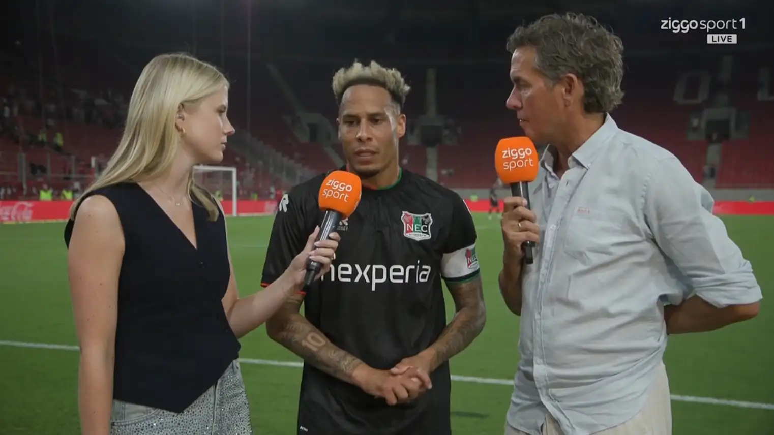 Tjaronn Chery punya pesan yang sangat jelas untuk Kodai Sano setelah Olympiakos vs NEC