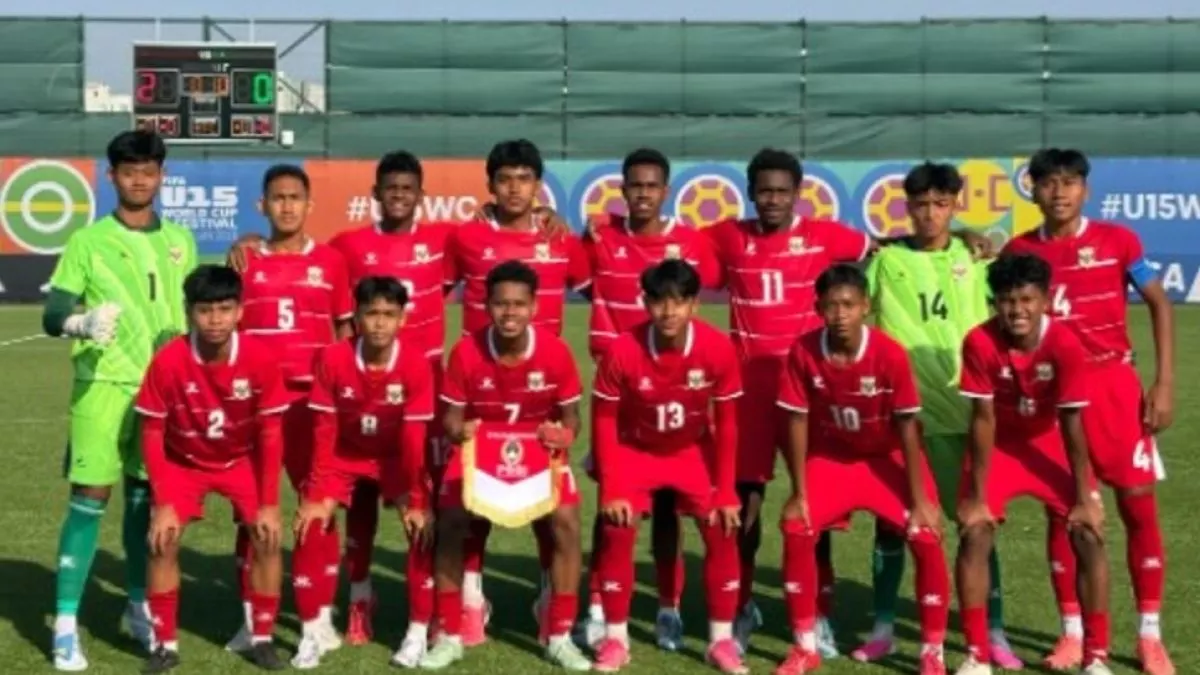 Catatan Timnas Indonesia Jelang Lawan Portugal di Piala Dunia U-15 Sore Ini: Punya Modal 8 Gol