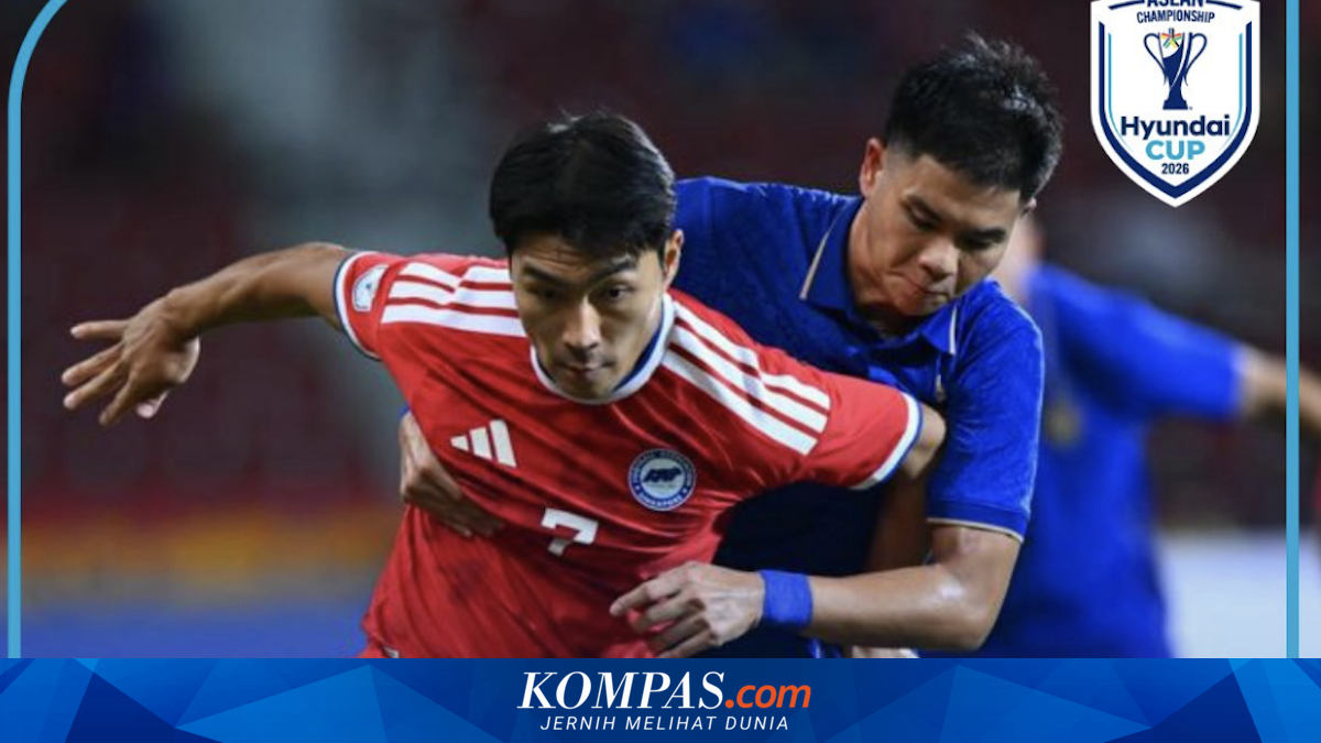 Hasil Thailand Vs Singapura 0-1: The Lions Unggul di Babak I