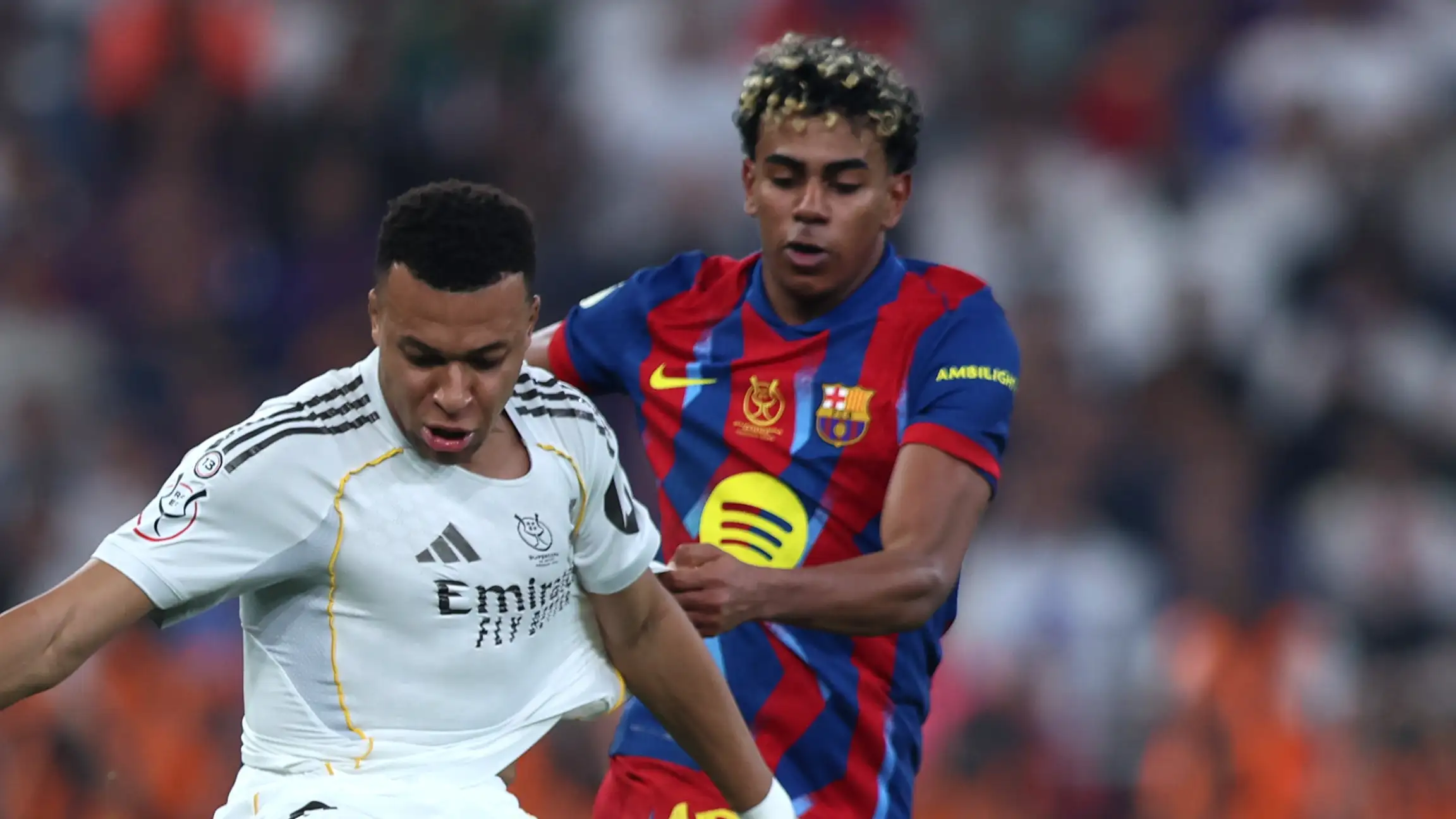 Yamal membela Mbappe meski ada persaingan sengit Ballon d'Or