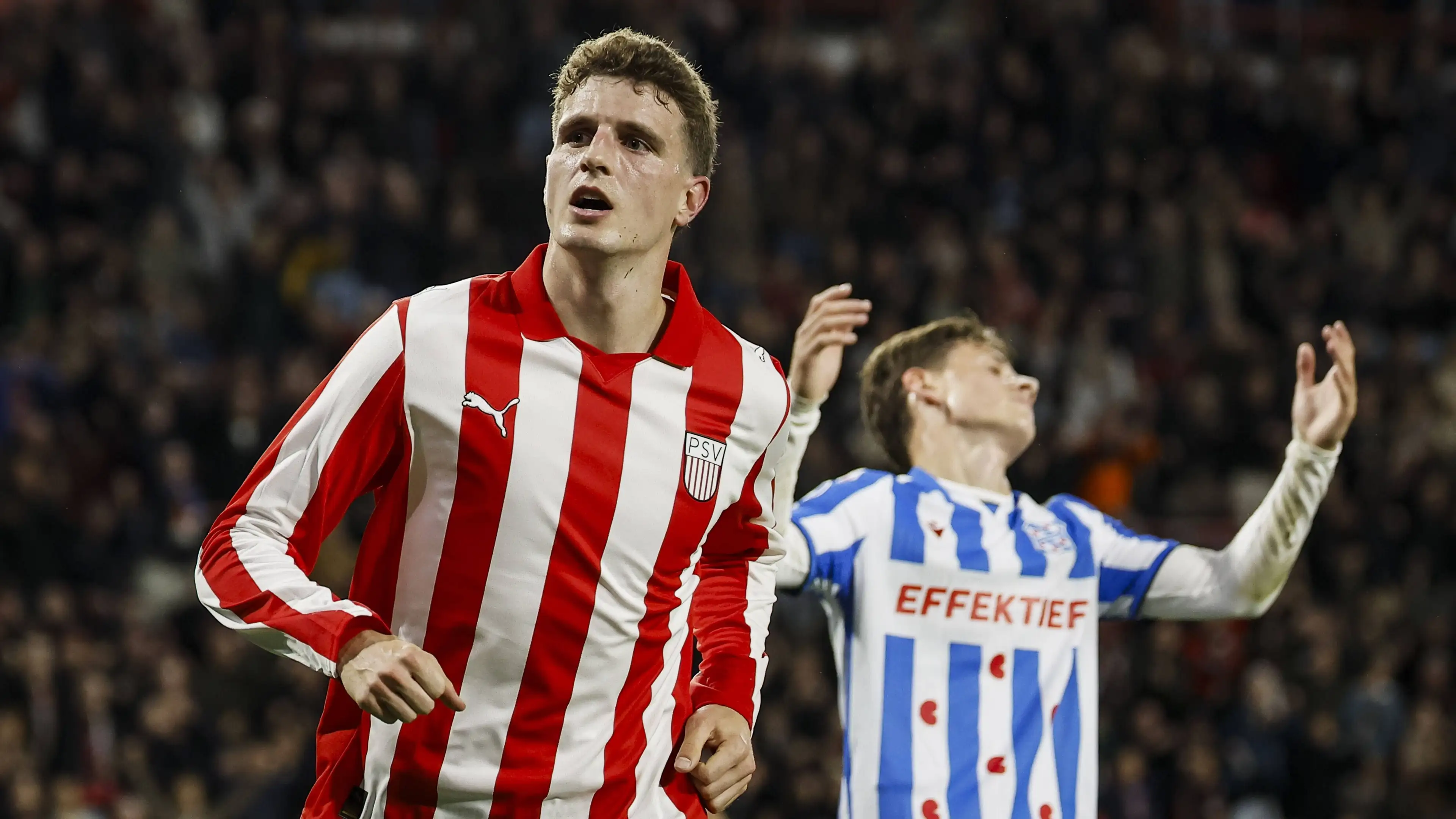 PSV lolos dari kartu merah dan terhindar dari kekalahan dengan susah payah melawan Heerenveen yang lebih kuat