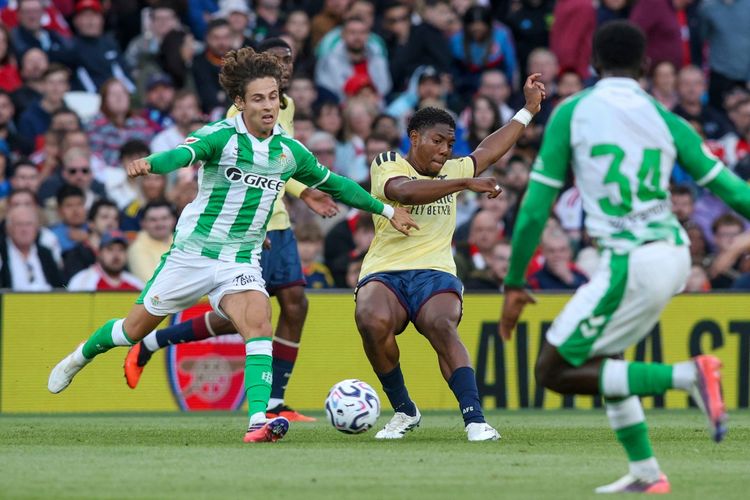 Hasil Arsenal Vs Real Betis 1-3: Meriam London Tak Berkutik di Dublin