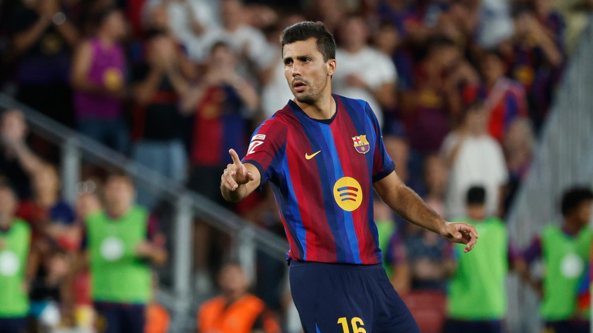 Rodri Girang Jalani Debut Bersama Barcelona