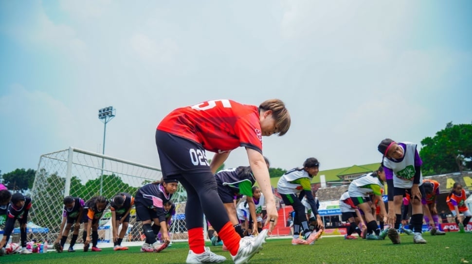 Duo Legenda Timnas Jepang Turun Gunung Latih Srikandi Indonesia di Jakarta