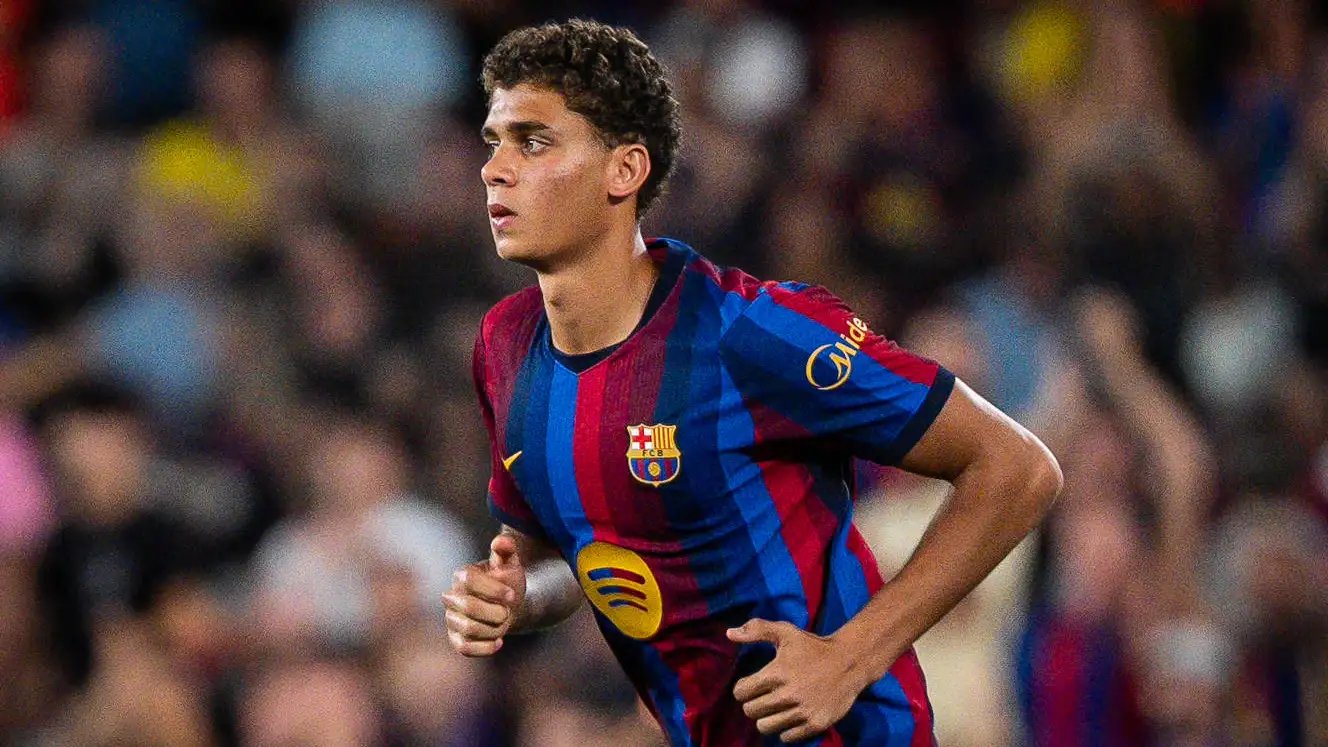 Setelah penampilan perdananya bersama Barcelona, Hamza Abdul Karim mengikuti jejak Yamal