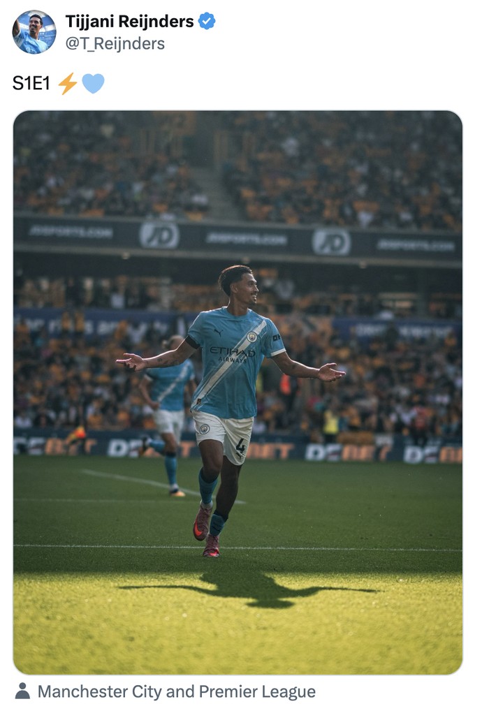 Meme Tijjani Reijnders Cuma Stay 1 Season di Man City