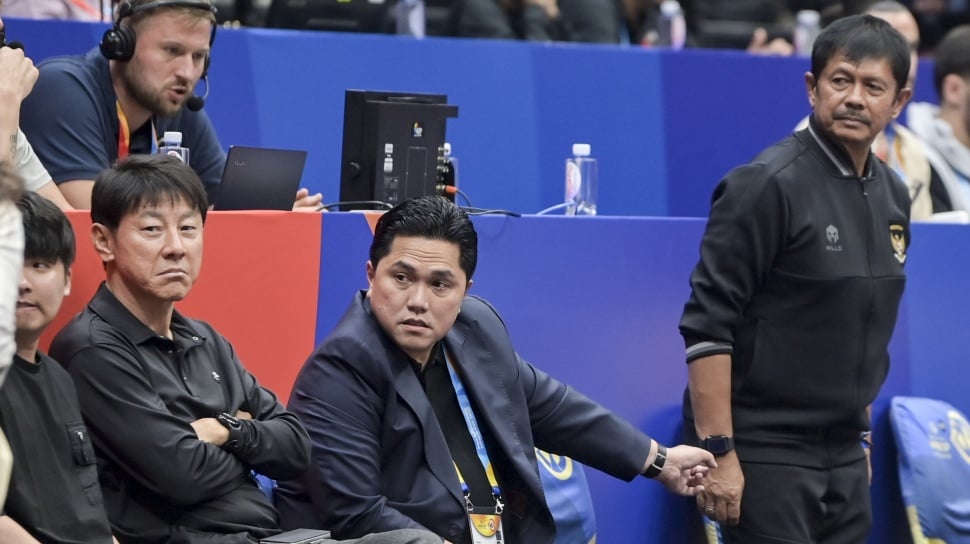 Di Depan Muka Erick Thohir, Shin Tae-yong Klaim Berjasa Naikkan Level Sepak Bola Indonesia