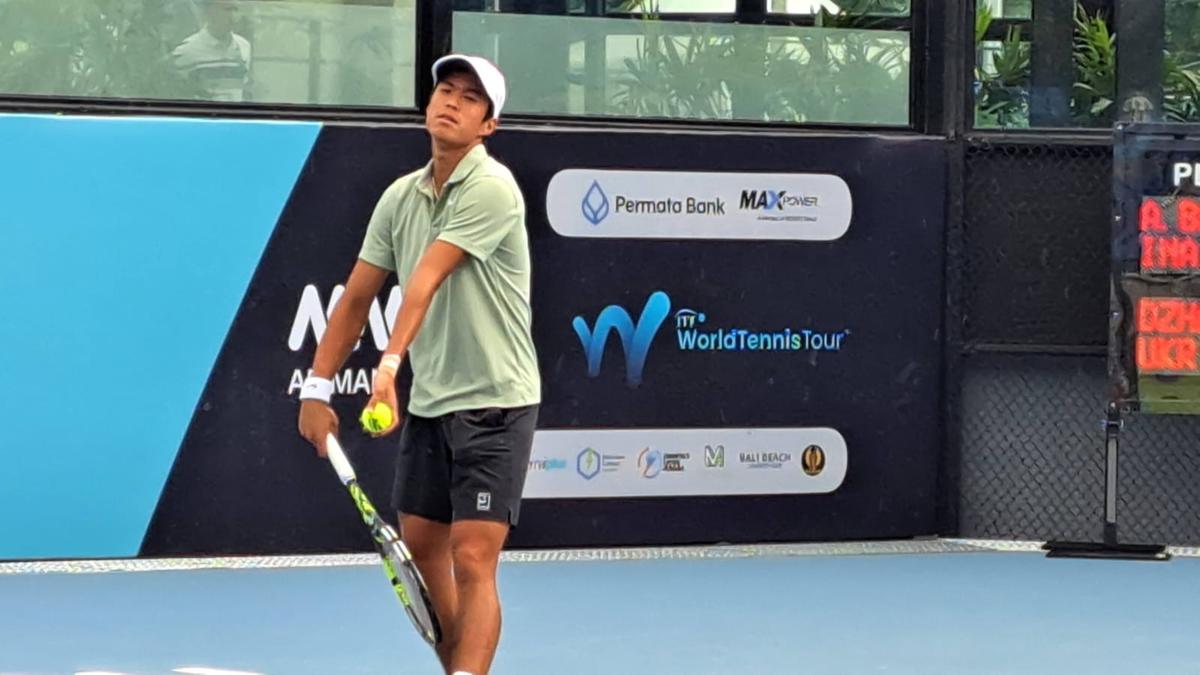Nathan Barki Kalah di Semifinal, Wakil Indonesia di ITF World Tennis Tour M-15 Habis